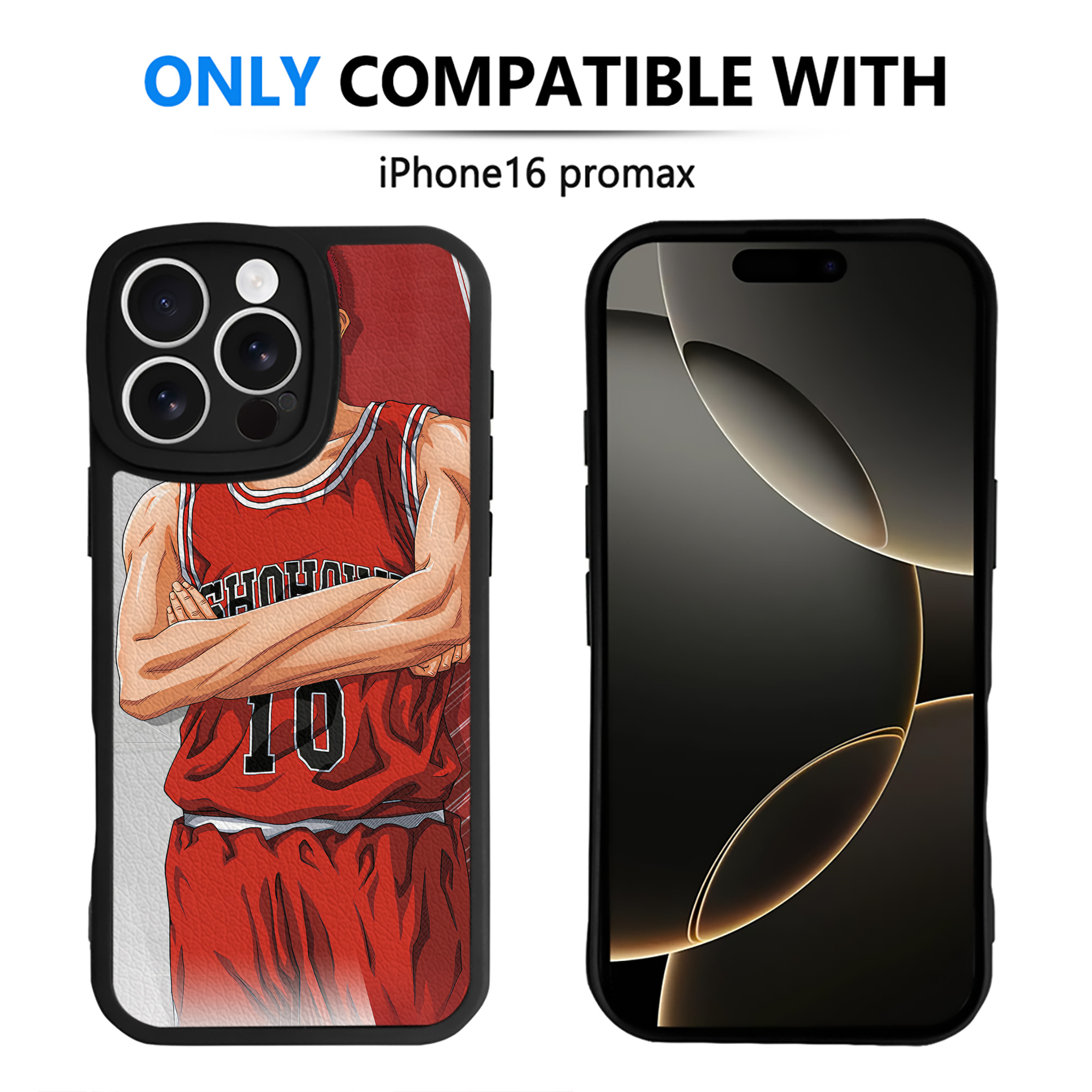 （画像用） SLAM DUNK／スラムダンク 【iPhone 16シリーズ対応】シリコンスマホケース（レザー調） 材質：シリコン